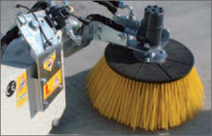 Detail of Edilzeta Multi-Purpose Bucket Sweeper - BSP 120